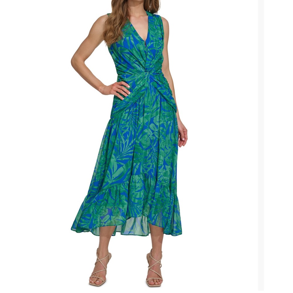 DKNY twist front dress